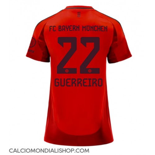 Maglie da calcio Bayern Munich Raphael Guerreiro #22 Prima Maglia Femminile 2024-25 Manica Corta